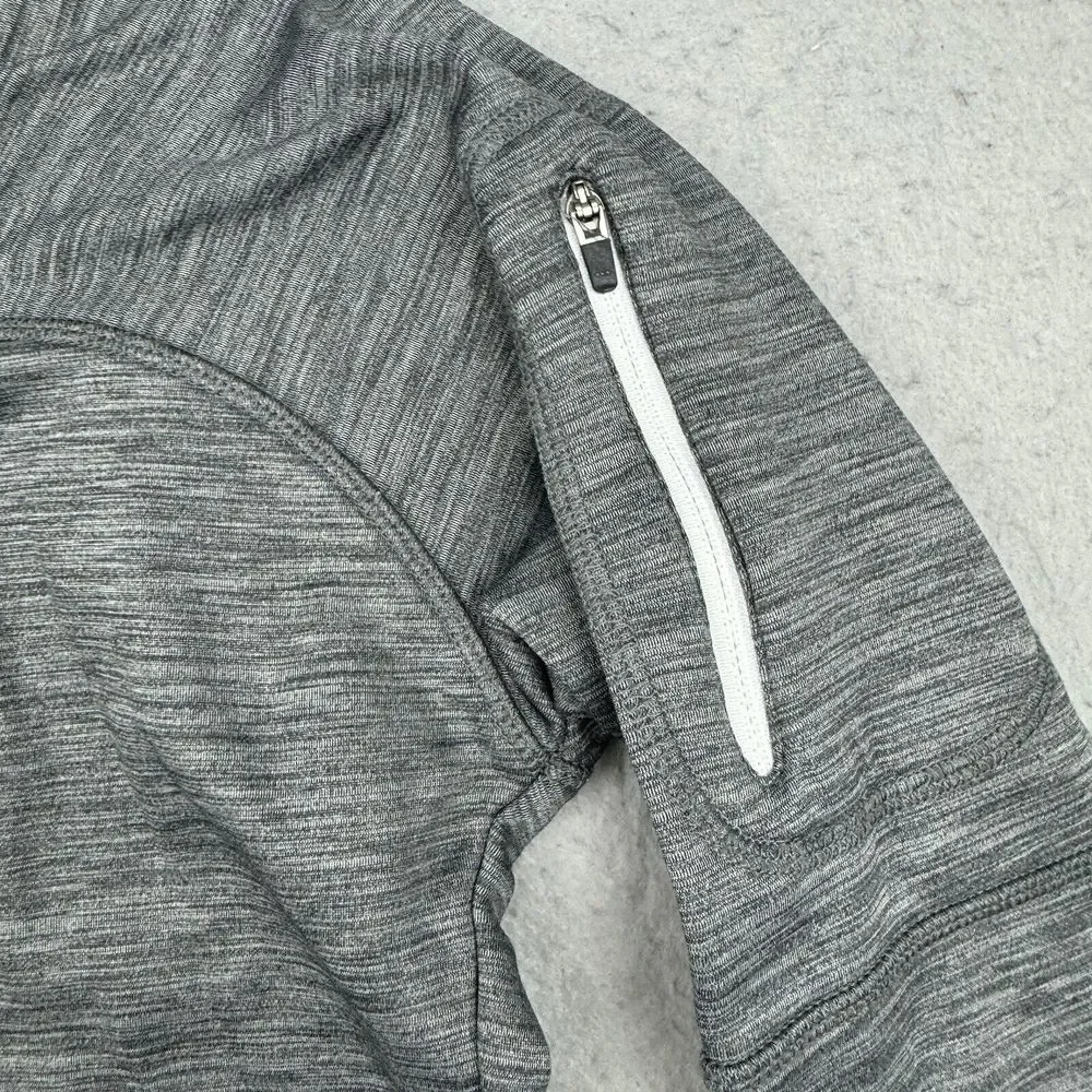 Footjoy Jacket Womens Small Gray Pullover Running Golf Full Zip Hooded‎ EUC